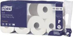 Tork Traditioneel Toiletpapier 3-laags Wit 250 Vel T4 Premium -Huishoud Verkoop 1200x617