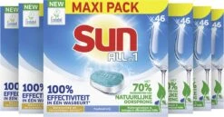 SUN® Sun All-in 1 Normaal Vaatwastabletten - 276 Tabletten - Voordeelverpakking -Huishoud Verkoop 1200x629