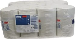 Tork Universal M1 Papier 1-laags Wit 22cm X 120 Meter - Doos 11 Rol 120123 -Huishoud Verkoop 1200x637 1