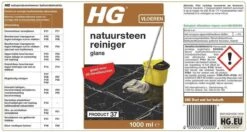 HG Natuursteenreiniger Glans (product 37) - 1L - Voor Regelmatig Gebruik Van Marmer En Kalkhoudend Natuursteen -Huishoud Verkoop 1200x642 1