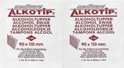 Alcoholdoekjes 90x110mm, 100 Stuks 10 Alcoholdoekjes 90x110mm, 100 Stuks -Huishoud Verkoop 1200x658