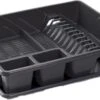 Afwas Afdruiprek Donkergrijs Kunststof 48 X 38 X 9 Cm - Afwassen/drogen Met Lekbak -Huishoud Verkoop 1200x674 1
