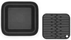 Brabantia SinkSide Afwasbak Vierkant - Met Afdruipschaal - Dark Grey -Huishoud Verkoop 1200x675