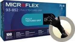ANSELL MICROFLEX® 93-852 - Nitril Wegwerp Handschoenen, Latexvrij, Poedervrij, M, Zwart, 100 Stuks (0.12-0.15mm) 13 ANSELL MICROFLEX® 93-852 - Nitril Wegwerp Handschoenen, Latexvrij, Poedervrij, M, Zwart, 100 Stuks (0.12-0.15mm) -Huishoud Verkoop 1200x680 1