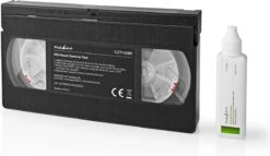 Nedis VHS-Reinigingscassette - 20 Ml - VHS-Koppen - Zwart -Huishoud Verkoop 1200x696 2