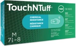 ANSELL TouchNTuff® 92-600 - Nitril Wegwerp Handschoenen, Latexvrij, Poedervrij, L, Groen, 100 Stuks -Huishoud Verkoop 1200x728 1
