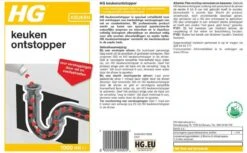 HG Keukenontstopper - 1L - De NR1 Ontstopper - Biologisch Afbreekbaar -Huishoud Verkoop 1200x741 1
