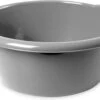Ronde Afwasteil/afwasbak Zilver 6 Liter 32 X 13 Cm - Florencia Teilen - Kunststof/plastic Schoonmaakemmer/sopemmer Teiltje -Huishoud Verkoop 1200x760