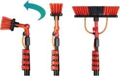 Chimb Telescopische Wasborstel - Uitschuifbare Waterborstel - Ramenwassen - 4,6 Meter - Met Zeepdispenser -Huishoud Verkoop 1200x763