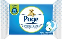 Page Vochtig Toiletpapier - 12 X 38 Stuks - Compleet Schoon Vochtig Wc Papier - Voordeelverpakking -Huishoud Verkoop 1200x763 3