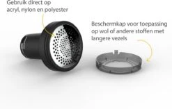 SteamOne RP10B Pluizenverwijderaar - Zwart - Oplaadbaar -Huishoud Verkoop 1200x765