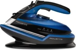 Rowenta Freemove DE5010 Stoomstrijkijzer Microsteam 400 Soleplate 2400W Zwart, Blauw