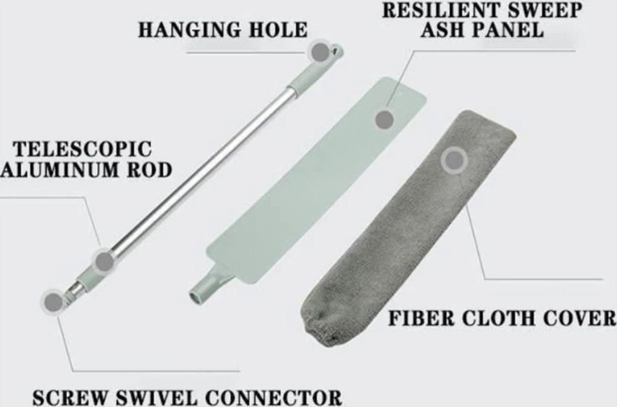 Verstelbare Stofdoek Voor Jaloezieën / Verstelbare Plumeau / Verstelbare Stofdoek / Reinigings Borstel Jaloezieën / Jaloerzieën Reiniger/ Intrekbare Stofborstel / Onder Kast Dweil / Intrekbare Verstelbare Plumeau / Stoffer / Schoonmaken Tips 9 Verstelbare Stofdoek Voor Jaloezieën / Verstelbare Plumeau / Verstelbare Stofdoek / Reinigings Borstel Jaloezieën / Jaloerzieën Reiniger/ Intrekbare Stofborstel / Onder Kast Dweil / Intrekbare Verstelbare Plumeau / Stoffer / Schoonmaken Tips - Afbeelding 7