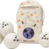 Miki's Goods® XL Wollen Drogerballen 6 Stuks - Panda Wasballen - Duurzaam - Wasbol - 100% Nieuw-Zeelandse Schapenwol - Wasbollen - Herbruikbaar- Droogballen - Snellere Droogtijd - Zuigt Dierenharen Op -Huishoud Verkoop 1200x792