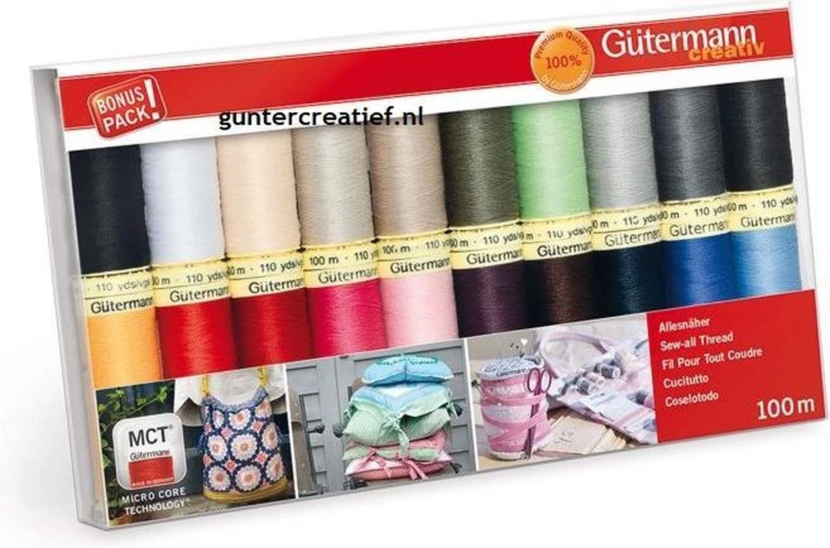 Gütermann Naaigarenset Allesnaaigaren - 20 Spoelen 3 Gütermann Naaigarenset Allesnaaigaren - 20 Spoelen
