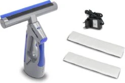 Swiss Pro+ Ruitenreiniger 3 In 1 WV 2 Blue Edition Window Vac - Ca. 120 M² - Waterzuiger - Incl. Smalle Zuigmond - Oplaadbaar - Raamwisser - Streeploos - Clicksystem - 2 Microvezeldoekjes - Met Sprayfunctie - Low Noise - Hepafilter -Huishoud Verkoop 1200x796 3