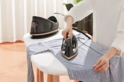 Swiss Pro+ -Stoomstrijkijzer Met Stoomgenerator - Iron - Keramische Zoolplaat - 2700W - Black/Gold - PefectCare Performer -Huishoud Verkoop 1200x799 17