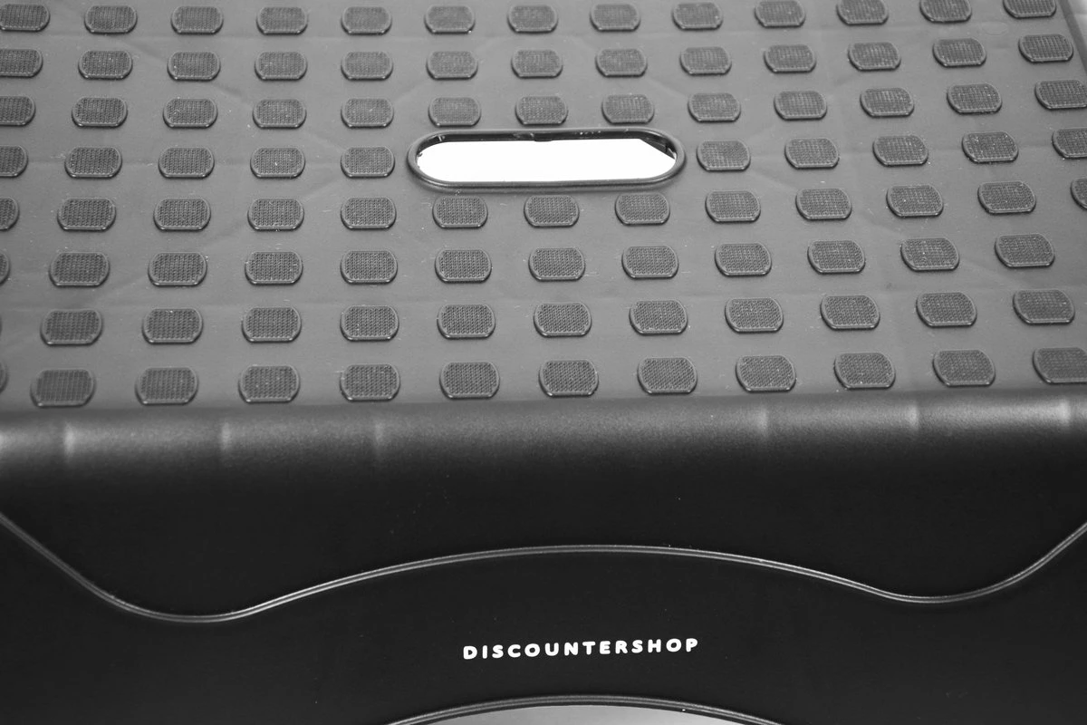 Opstapkrukje Max. Belastbaar Gewicht 150 KG Opstapkrukje - Opstapje/trappetje Zwart Met Anti-slip -150 Kg - Oppervlak 45 X 31.5 Cm 6 Opstapkrukje Max. Belastbaar Gewicht 150 KG Opstapkrukje - Opstapje/trappetje Zwart Met Anti-slip -150 Kg - Oppervlak 45 X 31.5 Cm - Afbeelding 4