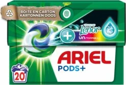 Ariel Wasmiddel Pods + Touch Of Lenor – 4 X 20 Wasbeurten – Voordeelverpakking -Huishoud Verkoop 1200x814
