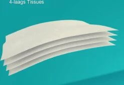 BAMTIME BamboeTissuepapier 4-laags Wc Papier - Wit Color Gebleekt 27 (3*9) Rollen -Huishoud Verkoop 1200x817