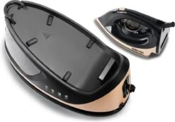 Swiss Pro+ -Stoomstrijkijzer Met Stoomgenerator - Iron - Keramische Zoolplaat - 2700W - Black/Gold - PefectCare Performer -Huishoud Verkoop 1200x839 1