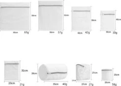 Product Depot Waszakken Voor Wasgoed - Waszak - Waszakje Lingerie - Wastas - Set Van 8 -Huishoud Verkoop 1200x858 1