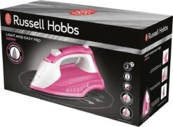 Russell Hobbs Light & Easy Pro Strijkijzer / Stoomstrijkijzer 26461-56 - Roze -Huishoud Verkoop 1200x885 2