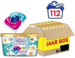 Frisse Reus Power Caps Lotus Amandel Wascapsules - Wasmiddel Capsules - Voordeelverpakking - 8 X 14 Wasbeurten 19 Frisse Reus Power Caps Lotus Amandel Wascapsules - Wasmiddel Capsules - Voordeelverpakking - 8 X 14 Wasbeurten -Huishoud Verkoop 1200x931