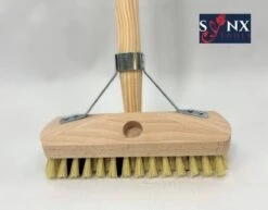 Synx Tools Luiwagen Fiber 22cm - Schrobber - Vloerschrobber - Schoonmaakbezem - Schrobborstels - Incl. Steel 150 Cm -Huishoud Verkoop 1200x937