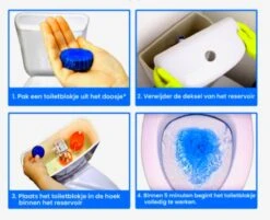 Merkloos Toiletblokjes Voor Inbouwreservoirs – WC-blokjes – Toiletblokken In Een Voordeelverpakking – 30 Stuks -Huishoud Verkoop 1200x976