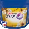 Lenor All In 1 Pods - Wasmiddel Pods - Gouden Orchidee - 3 X 39 Wasbeurten - Voordeelverpakking -Huishoud Verkoop 1200x999