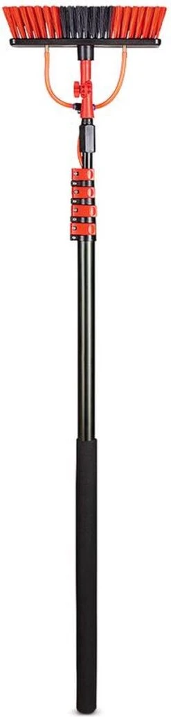 Telescoopsteel Met Borstel 6 Delige Set – Telescoop Met Borstel - Telescoopsteel Ramenwassen – Uitschuifbaar Tot 4,6 Meter - Met Zeepdispenser -Huishoud Verkoop 287x1200