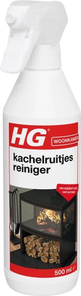 HG Kachelruitjesreiniger - 500 Ml - Verwijdert Roet, Vet En Teer 6 HG Kachelruitjesreiniger - 500 Ml - Verwijdert Roet, Vet En Teer - Afbeelding 4