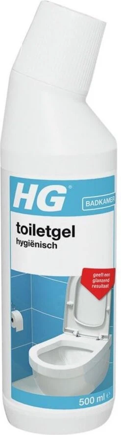 HG Toiletgel Hygiënisch - 500 Ml - Glanzend Resultaat - Krachtige Reiniger En Ontkalker -Huishoud Verkoop 334x1200 4