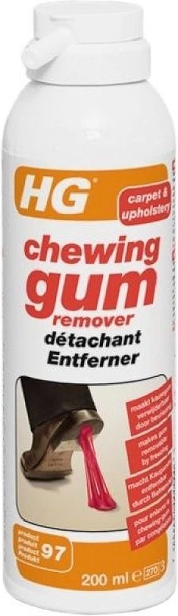 HG Chewing Gum Remover (HG Product 97) - 200ml - Bevriest Kauwgom 9 HG Chewing Gum Remover (HG Product 97) - 200ml - Bevriest Kauwgom - Afbeelding 7