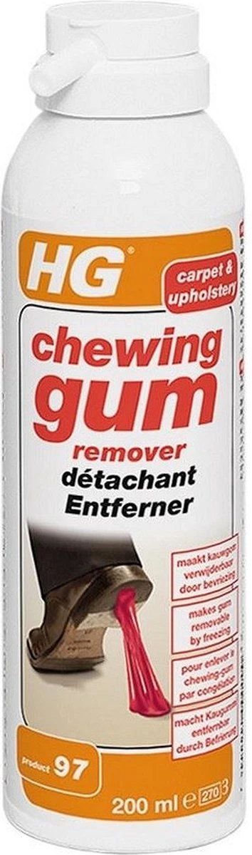 HG Chewing Gum Remover (HG Product 97) - 200ml - Bevriest Kauwgom 7 HG Chewing Gum Remover (HG Product 97) - 200ml - Bevriest Kauwgom - Afbeelding 5