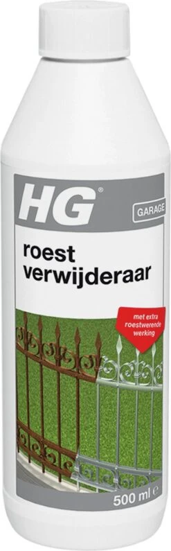 HG Roestverwijderaar - 500 Ml - Verwijdert Roest Zonder Schuren - Roestwerende Werking -Huishoud Verkoop 373x1200 4