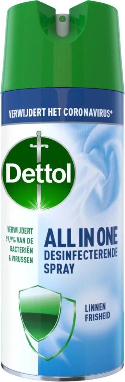 Dettol All In One Disinfectant Spray Linen - 400ml -Huishoud Verkoop 393x1200 1