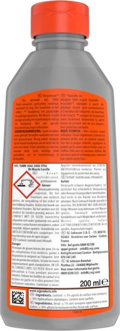 Mr. Muscle - Cera-Fix Voor Keramische - Halogeen En Inductie Kookplaten - Kookplaatreiniger - 2 X 200 Ml -Huishoud Verkoop 435x1200 6