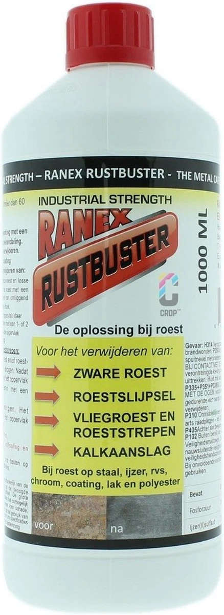 Ranex Rustbuster - Roestverwijderaar 1 Liter 3 Ranex Rustbuster - Roestverwijderaar 1 Liter