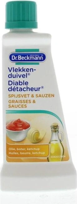 Dr. Beckmann Vlekkenduivel Spijsvet & Sauzen 50 Ml -Huishoud Verkoop 456x1200 1