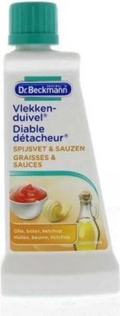 Dr. Beckmann Vlekkenduivel Spijsvet & Sauzen 50 Ml -Huishoud Verkoop 458x1200