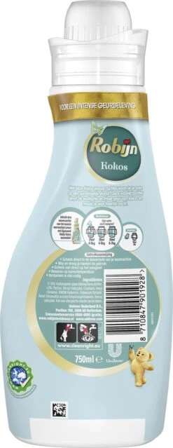 Robijn Collections Kokos Wasverzachter - 4 X 30 Wasbeurten - Voordeelverpakking -Huishoud Verkoop 464x1200 5