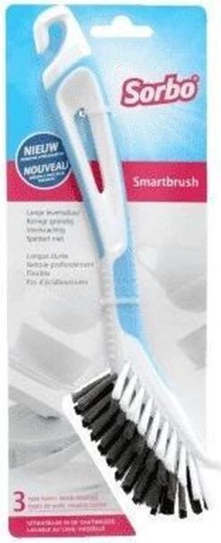 Set Van 2 Sorbo Smartbrush Afwasborstels Blauw/wit - Afwassen Afwasborstel - Huishoudelijke Keukenaccessoires -Huishoud Verkoop 490x1200