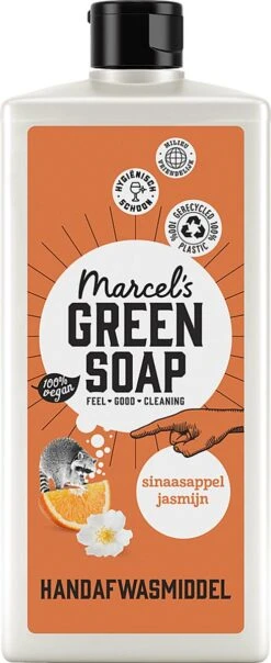 Marcel's Green Soap Afwasmiddel Sinaasappel & Jasmijn - 500 Ml -Huishoud Verkoop 491x1200