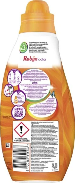 Robijn Klein & Krachtig Classics Color Vloeibaar Wasmiddel - 8 X 19 Wasbeurten - Voordeelverpakking -Huishoud Verkoop 494x1200 2