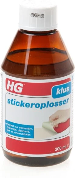 HG Stickerverwijderaar - 300ml - Eenvoudig In Gebruik - 100% Lijmrestenverwijdering -Huishoud Verkoop 508x1200 2