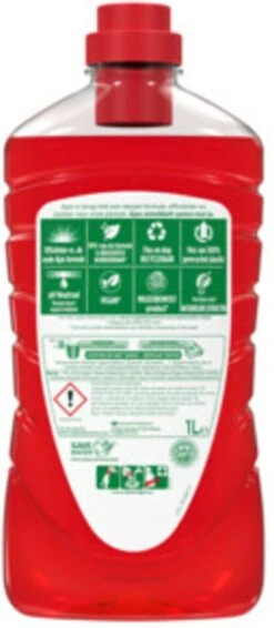 Ajax® Ajax Allesreiniger Fete De Fleur Rode Bloemen 1 Liter -Huishoud Verkoop 524x1200