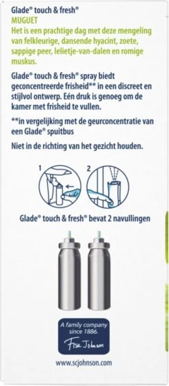Glade By Brise Touch & Fresh Muguet Navulling - 2 Stuks -Huishoud Verkoop 527x1200 3