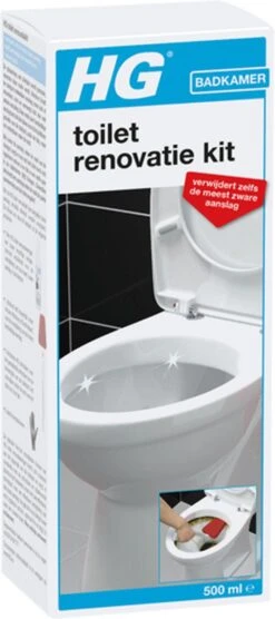 HG Toilet Renovatiekit - 500ml - Extreem Sterk - Volledige Kit -Huishoud Verkoop 533x1200